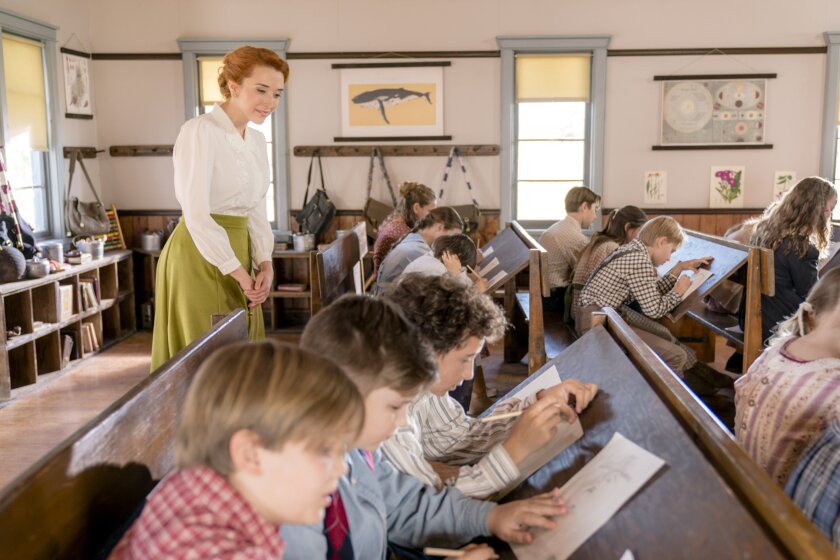 Julie as a teacher substitute in Hope Valley